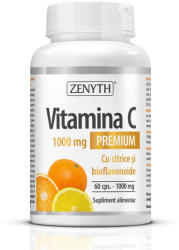 Zenyth Pharmaceuticals Vitamina C Premium 1000 mg cu citrice bioflavonoide - 60 cps
