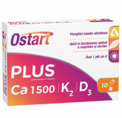 Fiterman Pharma Ostart Plus Ca 1500 + K2 + D3 - 10 dz