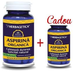 Herbagetica Aspirina Organica 60 cps + 10 cps Gratis