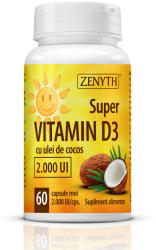 Zenyth Pharmaceuticals Super vitamin D3 2000UI - 60 cps