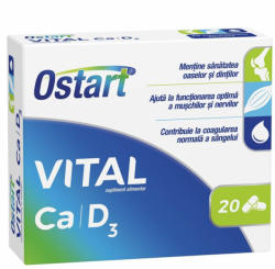Fiterman Pharma Ostart Vital Ca + D3 - 20 cpr