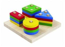 Plan Toys Set de sortare cu forme geometrice, Plan Toys