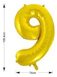  Óriás számos fólia lufi - 9