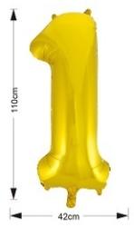  Óriás számos fólia lufi - 1