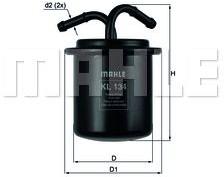 MAHLE filtru combustibil MAHLE KL 134 (KL 134) - automobilus