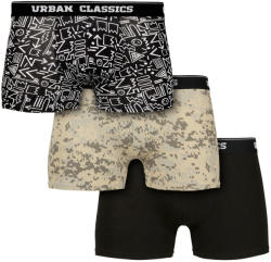 Urban Classics Férfi boxer szett URBAN CLASSICS - 3 darab - digitális terepmintás / aztékmintás - TB3542