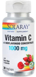 SOLARAY Vitamina C 1000mg (adulti), 30cps, Solaray