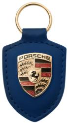 Porsche Kulcstartó, Porsche (pajzsos, Kék Színű Bőrrel) (wap0500950e)