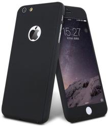 iPaky Husa Apple iPhone 6/6S, FullBody Elegance Luxury iPaky Black , acoperire completa 360 grade cu folie de sticla gratis