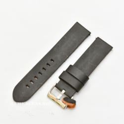  Curea piele neagră vintage QR 18mm - 3830118 - cureaceas