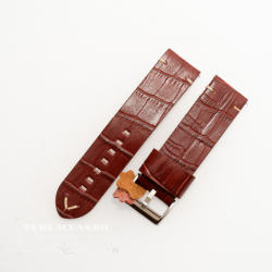  Curea piele maro roșcat model crocodil vintage QR 20mm - 4030820 - cureaceas