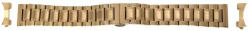 Bratara aurie deployant capat drept si curbat 24mm