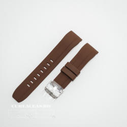  Curea silicon maro capat curbat 22mm - 58403 - cureaceas