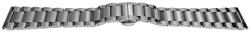  Bratara argintie deployant capat drept 24mm - 57141