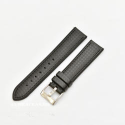  Curea hibrid silicon si piele fibra carbon neagra 24mm - 4000124 - cureaceas