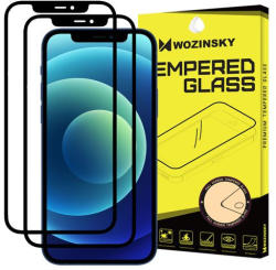 Wozinsky Sticla securizata Iphone 12 PRO MAX - Wozinsky Full Glue , Full Coveraged x 2-margine neagra