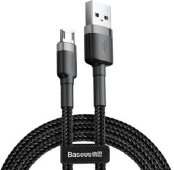 Baseus Cablu de date Baseus Cafule micro USB 1M- Negru cu gri