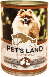 Pet's Land Dog konzerv baromfival (48 x 415 g) 19.92 kg