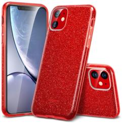 ESR Husa iPhone 11 Esr Makeup Serie Bling Glitter Red (EDA00136802E)