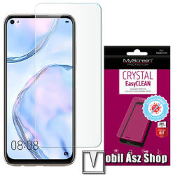 MyScreen CRYSTAL BacteriaFREE képernyővédő fólia - CRYSTAL - 1db, törlőkendővel, antibakteriális, A képernyő sík részét védi! - HUAWEI P40 Lite E / HUAWEI Y7p / Honor 9C
