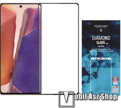 MyScreen SAMSUNG Galaxy Note20 5G (SM-N981B/DS), MYSCREEN üvegfólia, Full cover, 0, 33mm, 9H, Full glue, Fekete