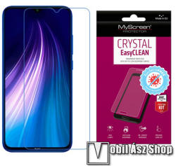 MyScreen CRYSTAL BacteriaFREE képernyővédő fólia - CRYSTAL - 1db, törlőkendővel, antibakteriális, A képernyő sík részét védi! - Xiaomi Redmi Note 8T