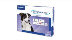 Virbac Effipro Duo Dog M 134 mg (10 - 20 kg), 4 pipete