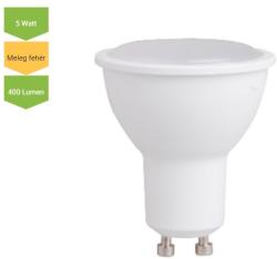  LED lámpa GU10 5 Watt SMD 400 Lm 120° opál WW Meleg fehér