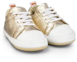 BIBI Shoes Pantofi fetite Bibi Afeto Joy Gold cu Siret Elastic