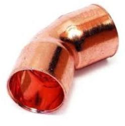 EU Réz forrasztható ív 45° BB 22mm (22bb45)