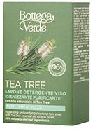 Bottega Verde - Sapun pentru fata cu efect de curatare si purificare, cu ulei de arbore de ceai - Tea Tree, 100 G