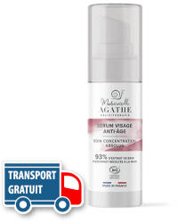 Mademoiselle Agathe Ser facial anti-age organic, tratament complet, concentrat extract melc Mademoiselle Agathe