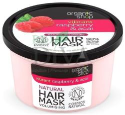 Organic Shop Mască de păr bio pentru volum cu zmeură și acai raspberry and acai Organic Shop 250-ml