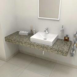 Sapho TAILOR Rockstone pult, 130x50cm, R verzió (TR130R) (TR130R)