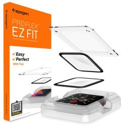 Spigen Pro Flex EZ Fit Apple Watch S4/S5/S6/SE 40mm tempered kijelzővédő fólia felhelyező kerettel (2db) (AFL01219) - speedshop