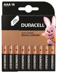 Duracell Elem, AAA mikro, 18 db, DURACELL Basic (DUELAAA18) (10PP100007)