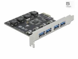 Delock PCI Express x1 cu 4 x USB 3.2-A Gen 1, Delock 90509 (90509)