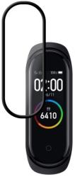 Okosóra fólia Xiaomi Mi Band 3/ Mi Band 4 - kijelzővédő fólia, fekete kerettel - tokgalaxis