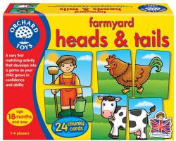 Orchard Toys Joc educativ asociere Prietenii de la ferma FARMYARD HEADS & TAILS (OR018) - top10toys