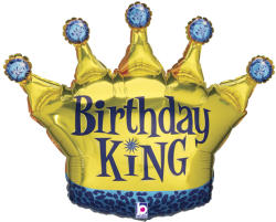 Grabo Balon folie Coroana Little King Micul Rege 91 cm - articole-petreceri - 24,99 RON