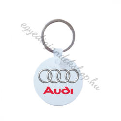 Audi kulcstartó kerek (piros) (619721)
