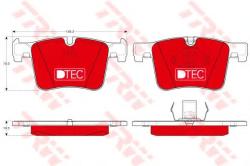 TRW Set placute frana, frana disc BMW Seria 4 Gran Coupe (F36) (2014 - 2016) TRW GDB1942DTE