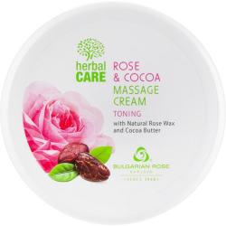 Bulgarian Rose Cremă pentru masaj, cu efect tonifiant - Bulgarian Rose Herbal Care Rose & Cococa Massage Cream 1000 ml