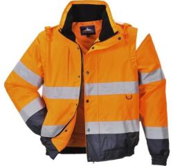 Portwest Hi-Vis 2 az 1-ben kabát (C468ORRXL)