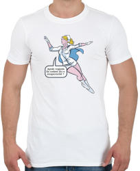 printfashion Ápoló vagyok, ez a szupererőm ! - Férfi póló - Fehér (4606602)