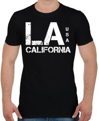 printfashion LA CALIFORNIA - Férfi póló - Fekete (4393408)