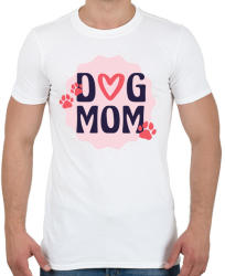 printfashion Dog mum - Férfi póló - Fehér (4307160)