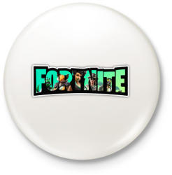 printfashion Fortnite11 - Kitűző, hűtőmágnes - Fehér (4323640)
