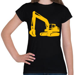 printfashion Excavator - Női póló - Fekete (4377141)