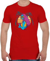 printfashion Nyári hangulat - Summer vibe - Férfi póló - Piros (4312891)